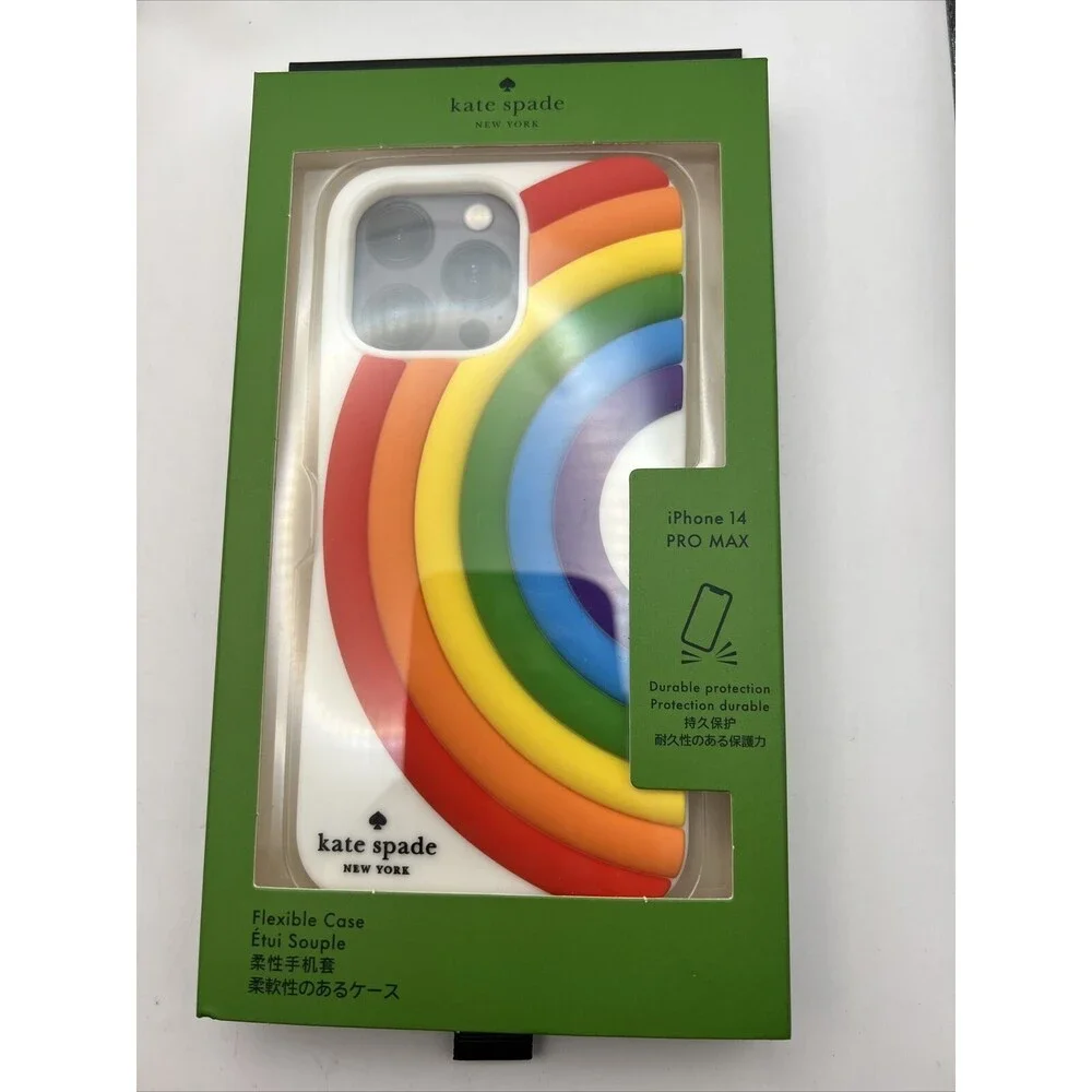 Kate Spade All Love Rainbow iPhone 14 Pro Max Case New in Box $59.99